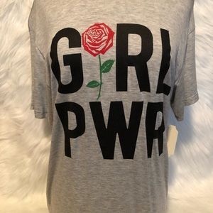 Dirtee laundry Girl Power t - shirt